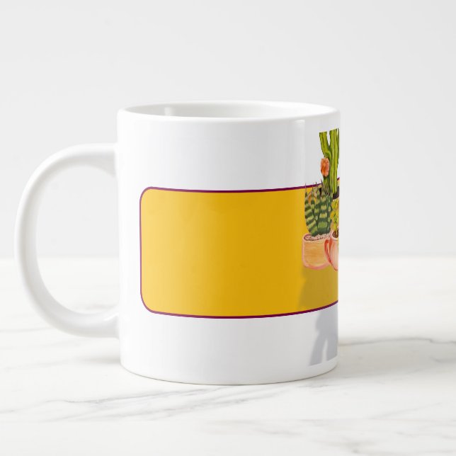 Taza De Café Gigante Mug Cacti Specialty (Izquierda)