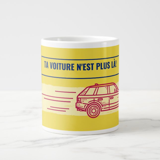 Taza De Café Gigante Mug coffee sample car (Frente)