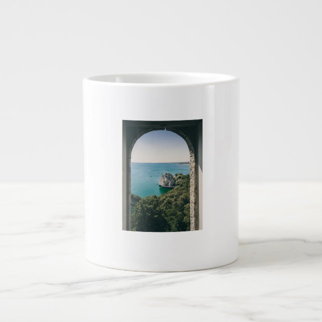 Taza De Café Gigante Mug coffee sample panorama  (Frente)