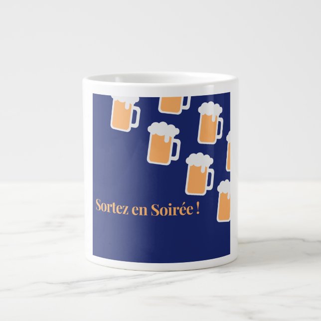 Taza De Café Gigante Mug coffee sample soirée  (Frente)