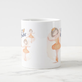 Taza De Café Gigante Mug con bailarina dulce