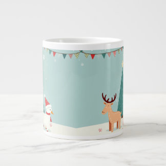 Taza De Café Gigante Mug conmemorativa de los navidades