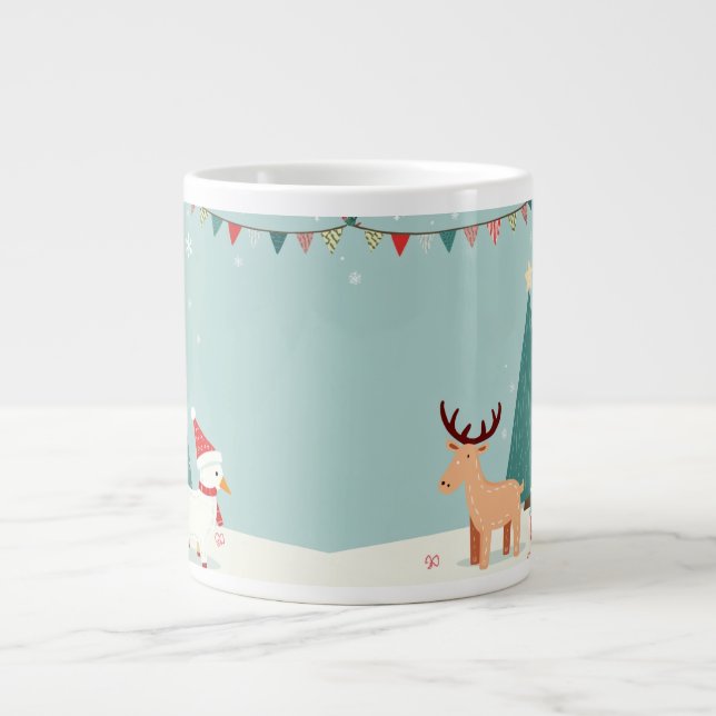 Taza De Café Gigante Mug conmemorativa de los navidades (Frente)