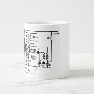 Taza De Café Gigante Mug convertidor de frecuencia ECH81