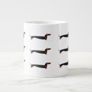 Taza De Café Gigante Mug. Dachshund largo