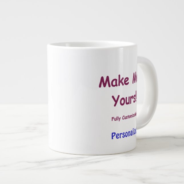 Taza De Café Gigante Mug de cerámica Jumbo personalizado para personali (Derecha)