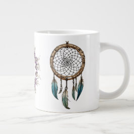 Taza De Café Gigante Mug de diseño de Dreamcatcher