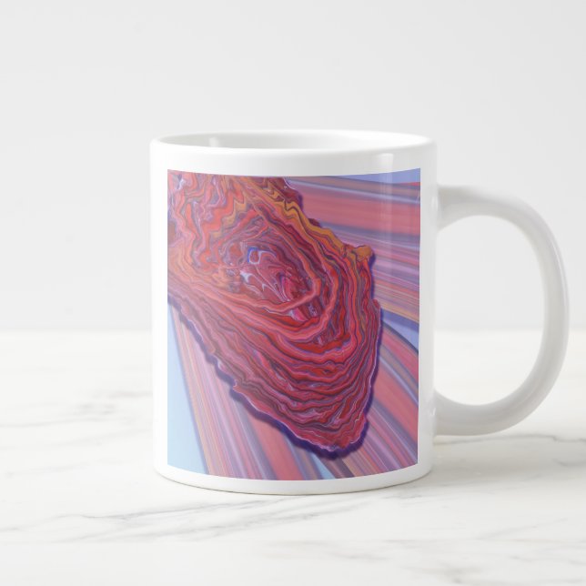 Taza De Café Gigante Mug de diseño de latido (Derecha)