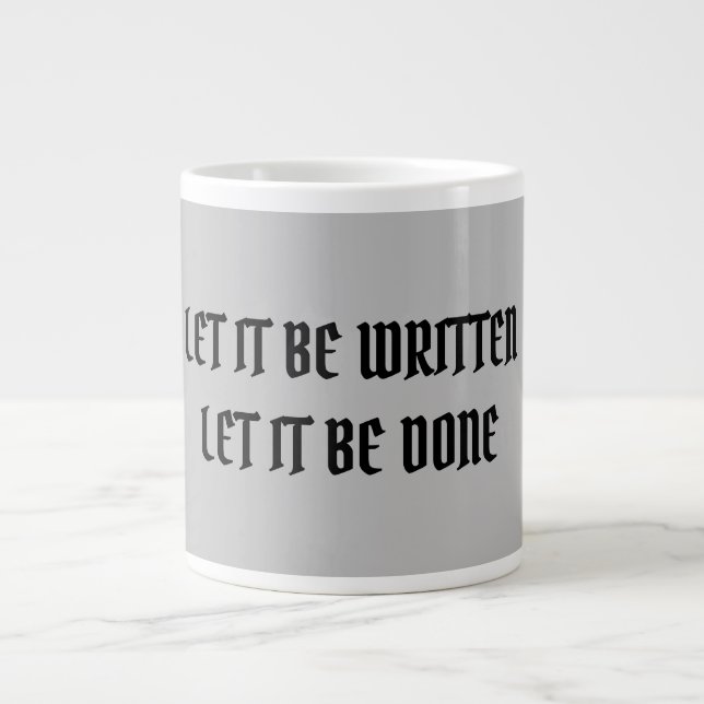 Taza De Café Gigante Mug de especialidad (Frente)