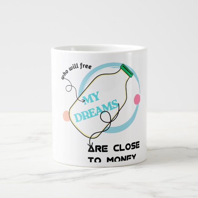 Taza De Café Gigante Mug de especialidad (Frente)