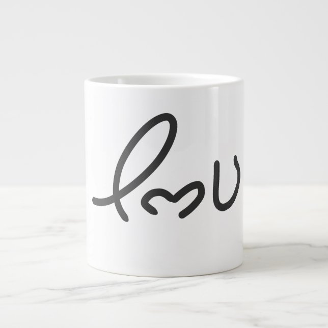 Taza De Café Gigante Mug de especialidad (Frente)