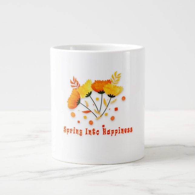 Taza De Café Gigante Mug de especialidad (Frente)