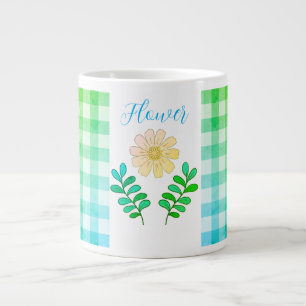 Taza De Café Gigante Mug de especialidad de flor