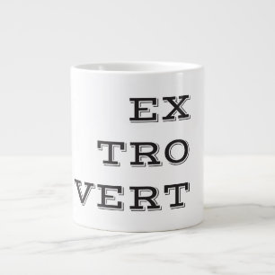 Taza De Café Gigante Mug de especialidad extrovertida
