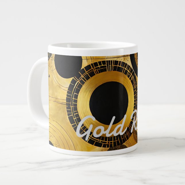 Taza De Café Gigante Mug de especialidad GoldRush 7 (Izquierda)