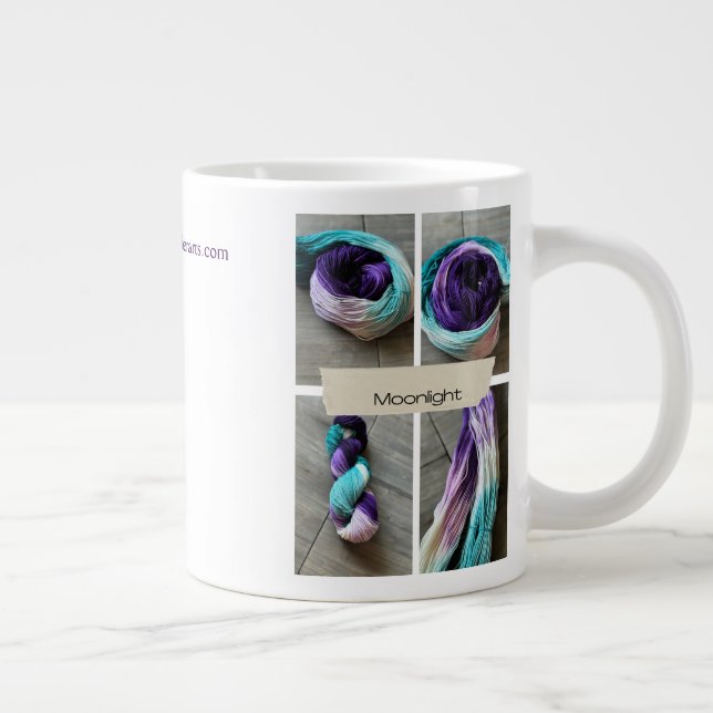 Taza De Café Gigante Mug de especialidad: luz de luna (Derecha)