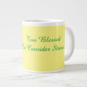 Taza De Café Gigante Mug de especialidad muy bendecida