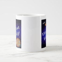 Taza De Café Gigante Mug de especialidad "Plutón debe ser solitario"