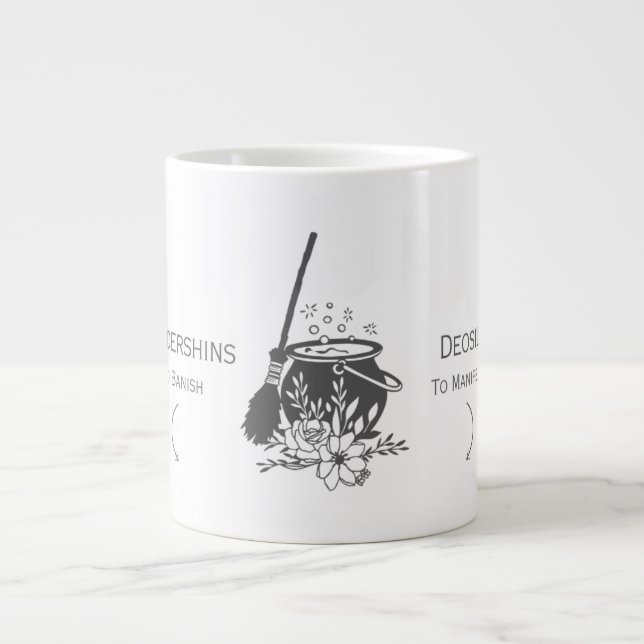 Taza De Café Gigante Mug de especialidad ritual diaria (Frente)