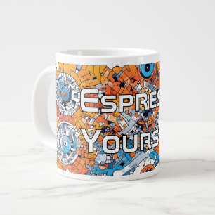 Taza De Café Gigante Mug de especialidad V-Pulse 2