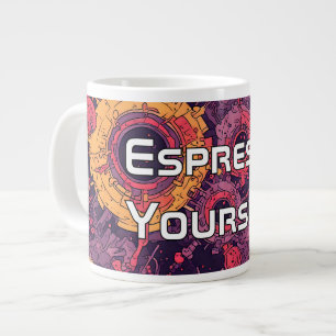 Taza De Café Gigante Mug de especialidad V-Pulse 6