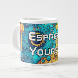 Taza De Café Gigante Mug de especialidad V-Pulse 7