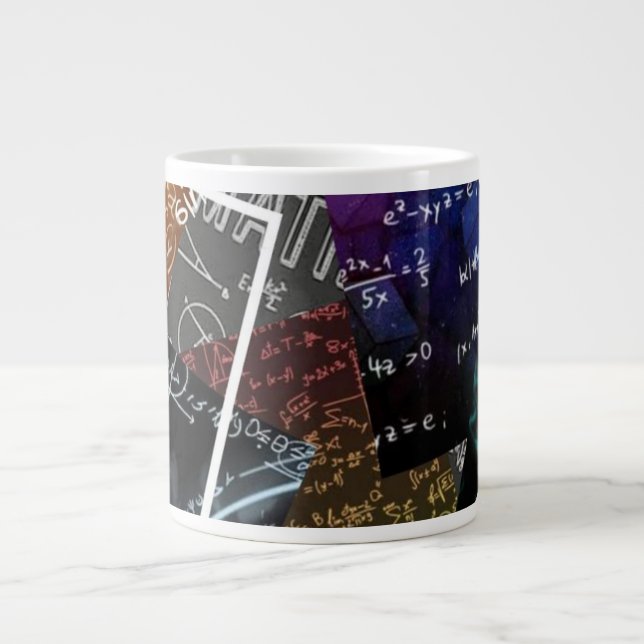 Taza De Café Gigante Mug de fórmula matemática (Frente)