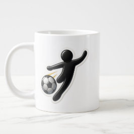 Taza De Café Gigante Mug de fútbol