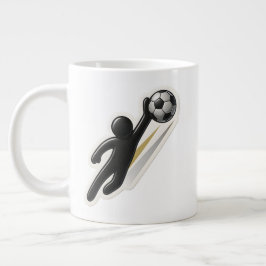 Taza De Café Gigante Mug de fútbol