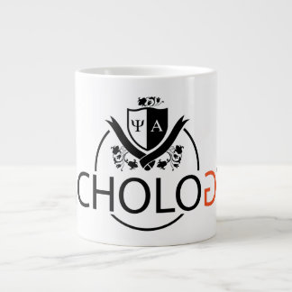 Taza De Café Gigante Mug de la encantología - Blanco