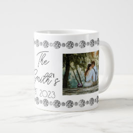 Taza De Café Gigante Mug de la especialidad de casamiento personalizado