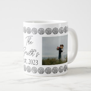 Taza De Café Gigante Mug de la especialidad de casamiento personalizado