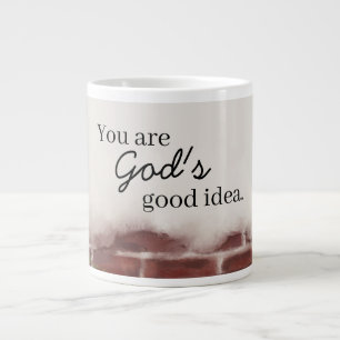 Taza De Café Gigante Mug de la especialidad de la buena idea de Dios
