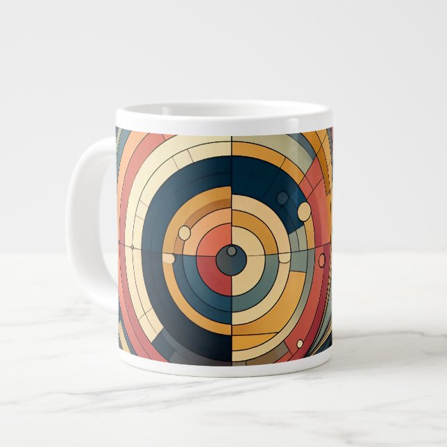 Taza De Café Gigante Mug de la especialidad de la dualidad de Bauhaus S (Izquierda)