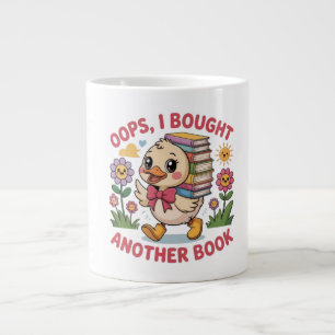 Taza De Café Gigante Mug de la especialidad del amante del libro del pa