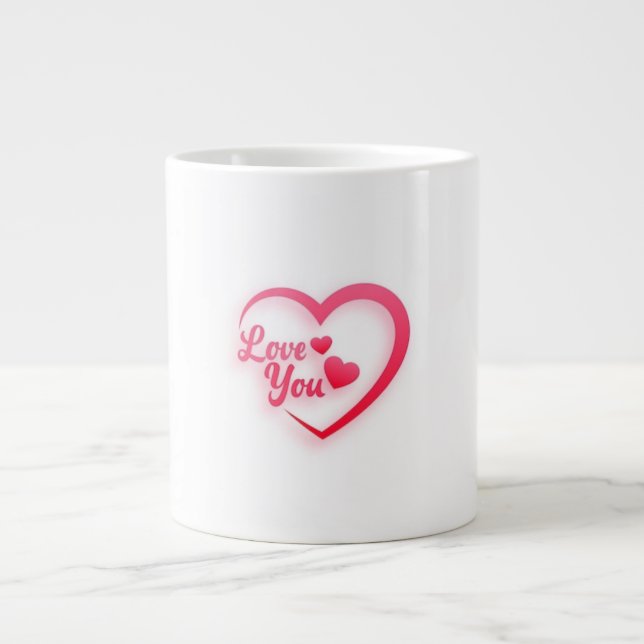 Taza De Café Gigante Mug de la especialidad del amor (Frente)