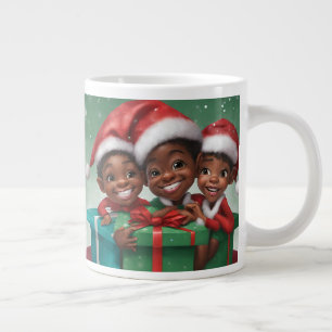 Taza De Café Gigante Mug de la especialidad del elfo de los Navidades a