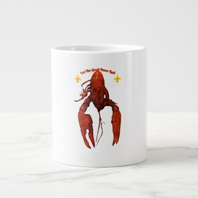 Taza De Café Gigante Mug de la especialidad del langostino (Frente)
