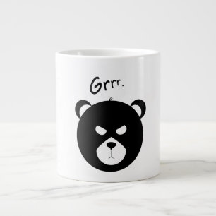 Taza De Café Gigante Mug. de la especialidad del oso grumpy