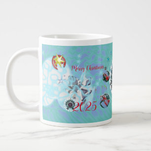 Taza De Café Gigante Mug de la especialidad del viento navideño
