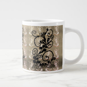 Taza De Café Gigante Mug de la especialidad del vino negro