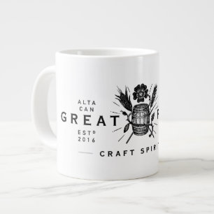 Taza De Café Gigante Mug de los espíritus de las naves de las grandes 