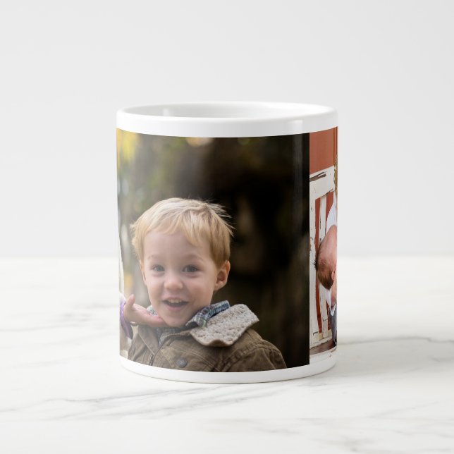Taza De Café Gigante Mug. de momentos con amor personalizado: Captura t (Frente)