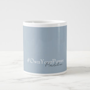 Taza De Café Gigante Mug de nombre personalizado - regalo de empoderami