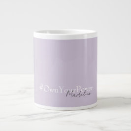 Taza De Café Gigante Mug de nombre personalizado - regalo de empoderami
