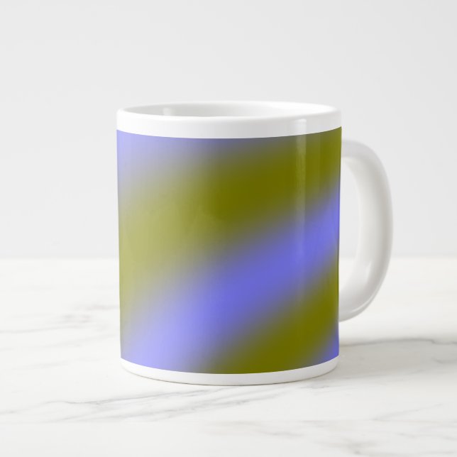 Taza De Café Gigante Mug. de nubes fluorescentes (Derecha)
