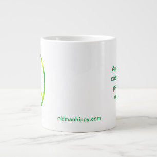 Taza De Café Gigante Mug de paz