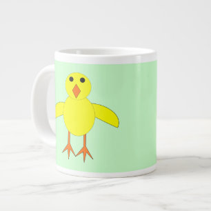 Taza De Café Gigante Mug de pollo de Pascua