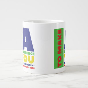 Taza De Café Gigante Mug de sensibilización sobre el autismo