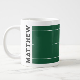 Taza De Café Gigante Mug de tenis personalizado